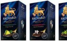 Richard tea brand history, assortment, reviews