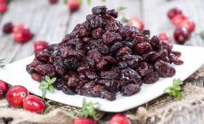 Cranberry-Kalorien, wie viele Kcals in Cranberry