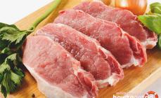 Useful properties of pork meat
